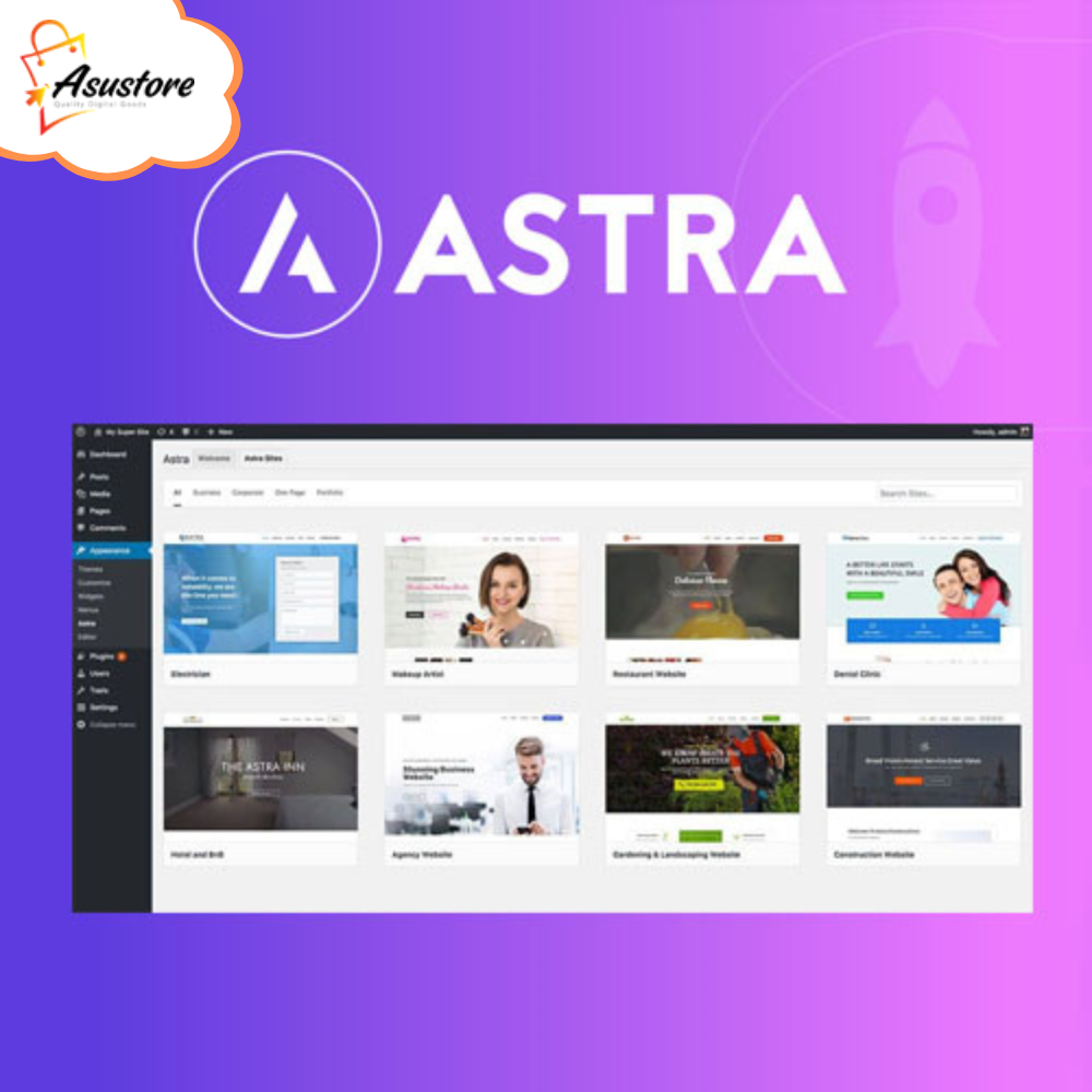 Astra.png Astra Premium Sites - Your Ultimate Website Solution (Lifetime Updates and all features unlocked) - Image 1