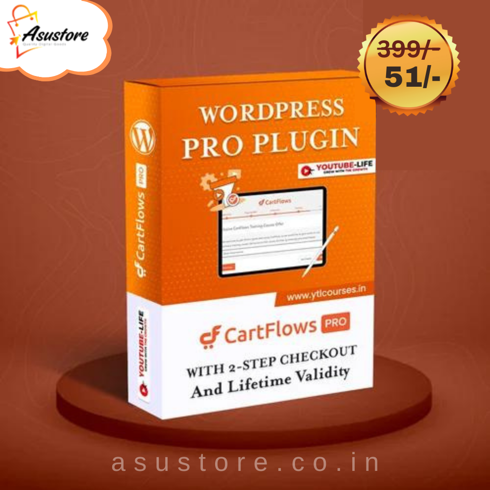 CartFlows.png CartFlows Pro - Top Checkout and Upsell Plugin for wordpress (Lifetime Updates and all features unlocked) - Image 1